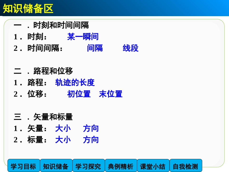 时间和位移课件人教版必修_第3页