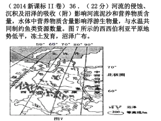 2014年世界地理真题