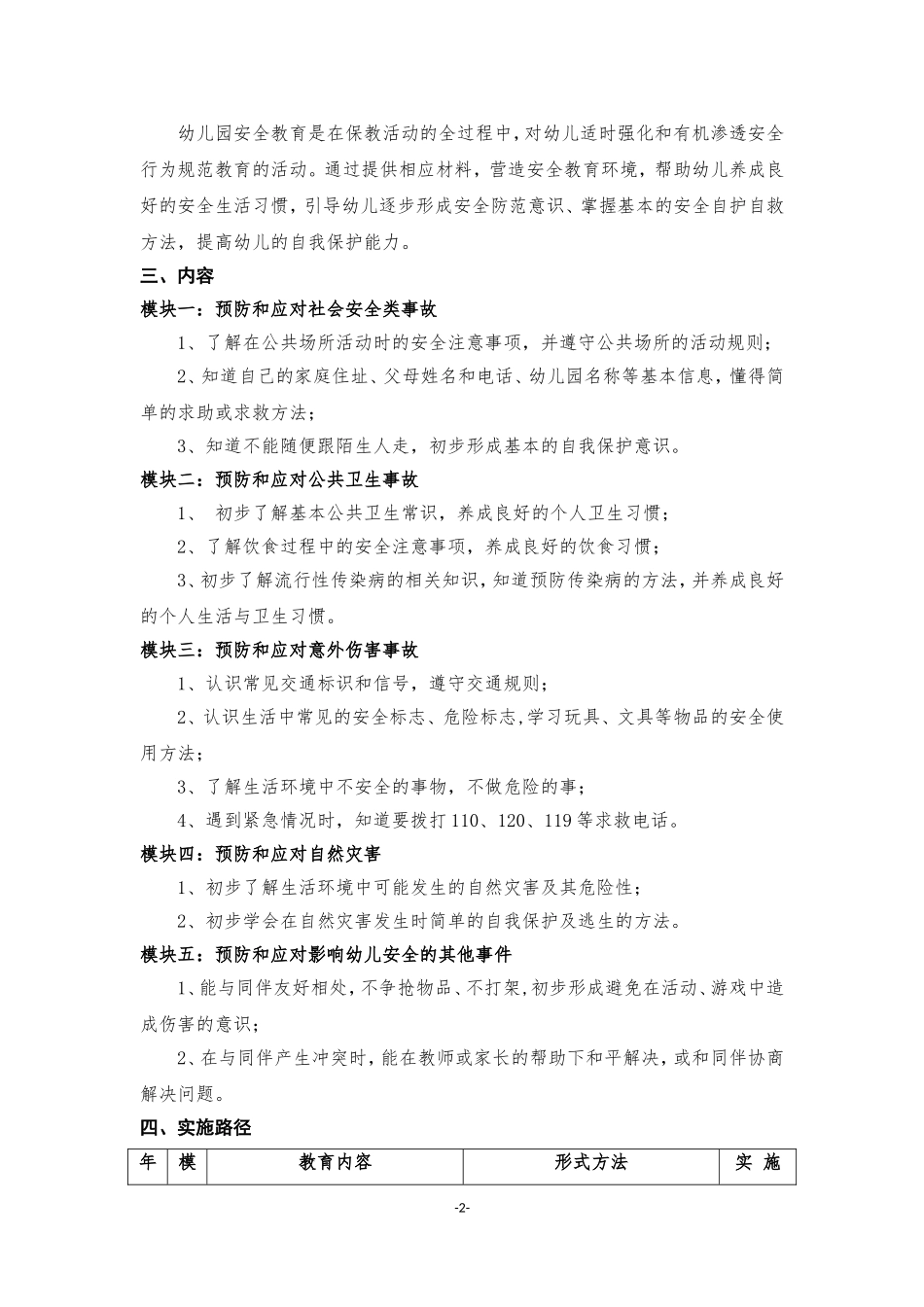 《合肥市包河区中小学、幼儿园安全教育指导纲要》_第2页