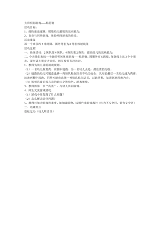 廖红梅大班明间游戏