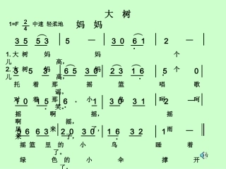 森林的歌声课件