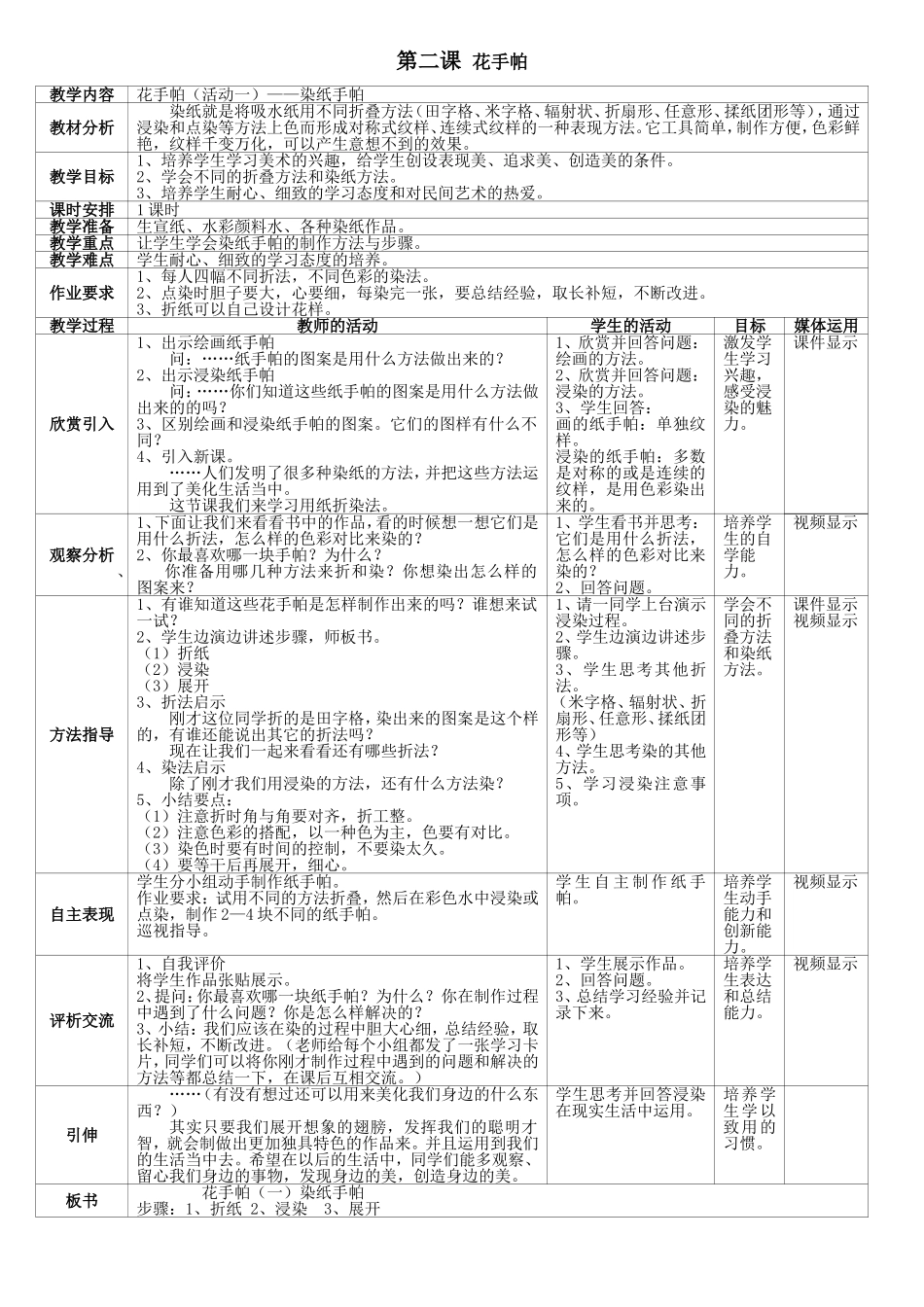 第二课花手帕_第1页