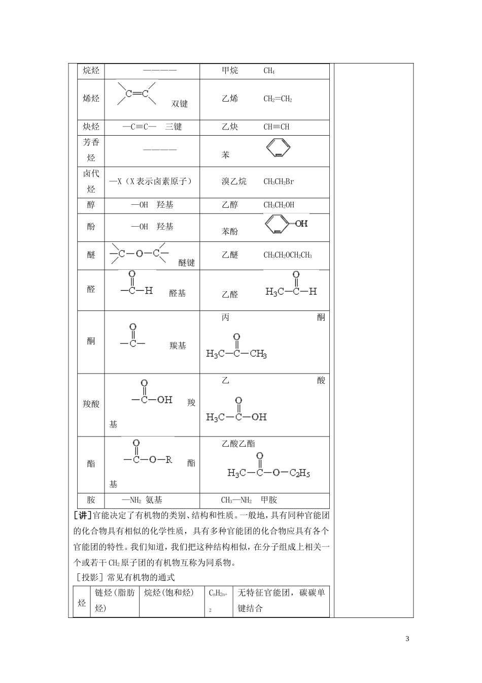 第一节有机化合物的分类教案_第3页
