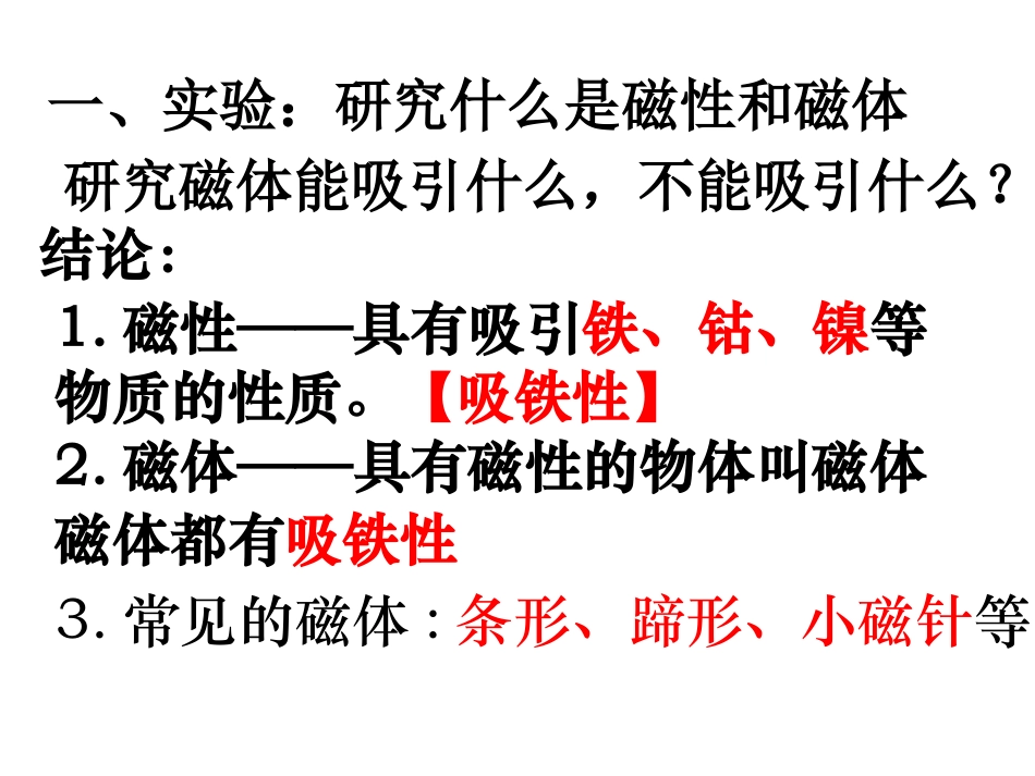 磁体与磁极课件_第3页