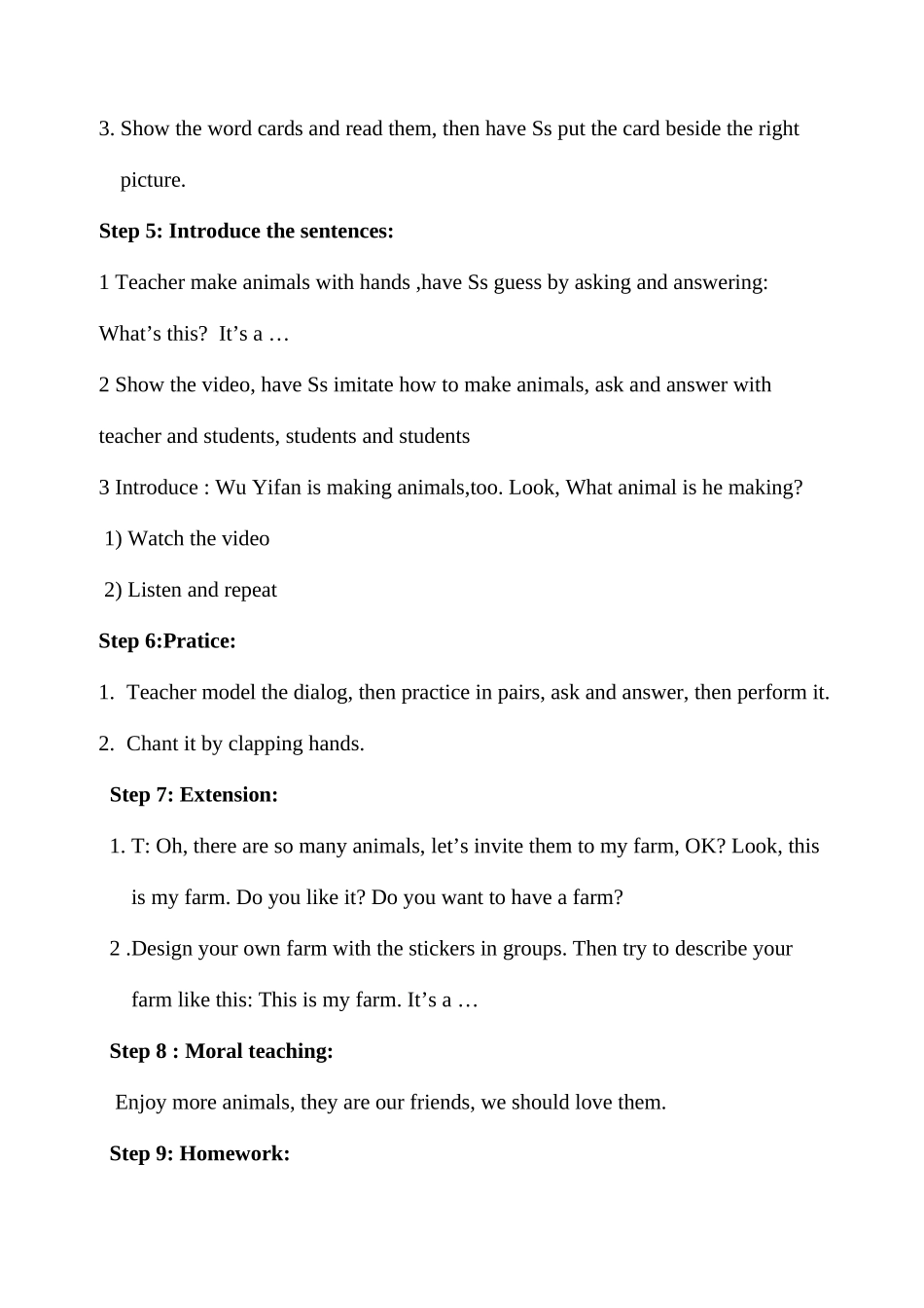 PEP小学英语三年级下册Weloveanimals_第3页