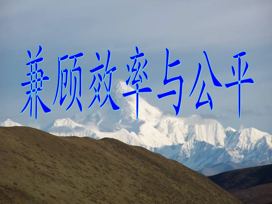 兼顾效率与公平_第3页