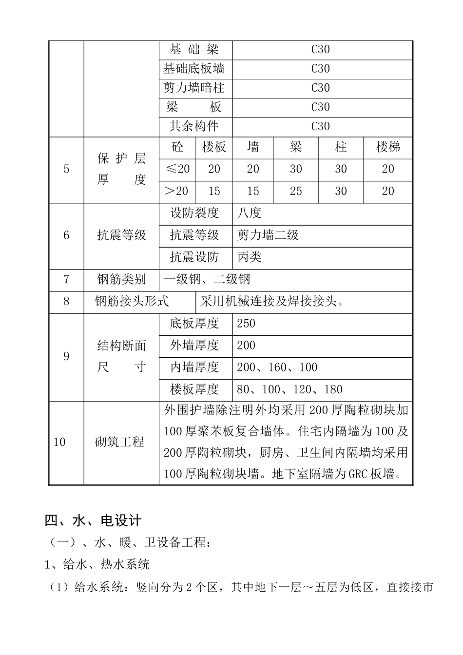某住宅小区高层住宅楼施工组织设计_第3页