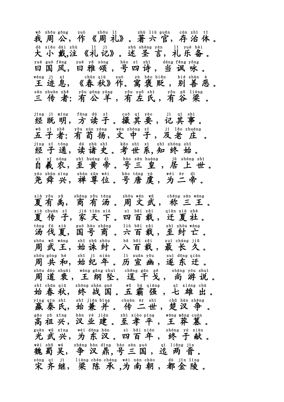 带拼音的三字经全文(适合打印)_第3页