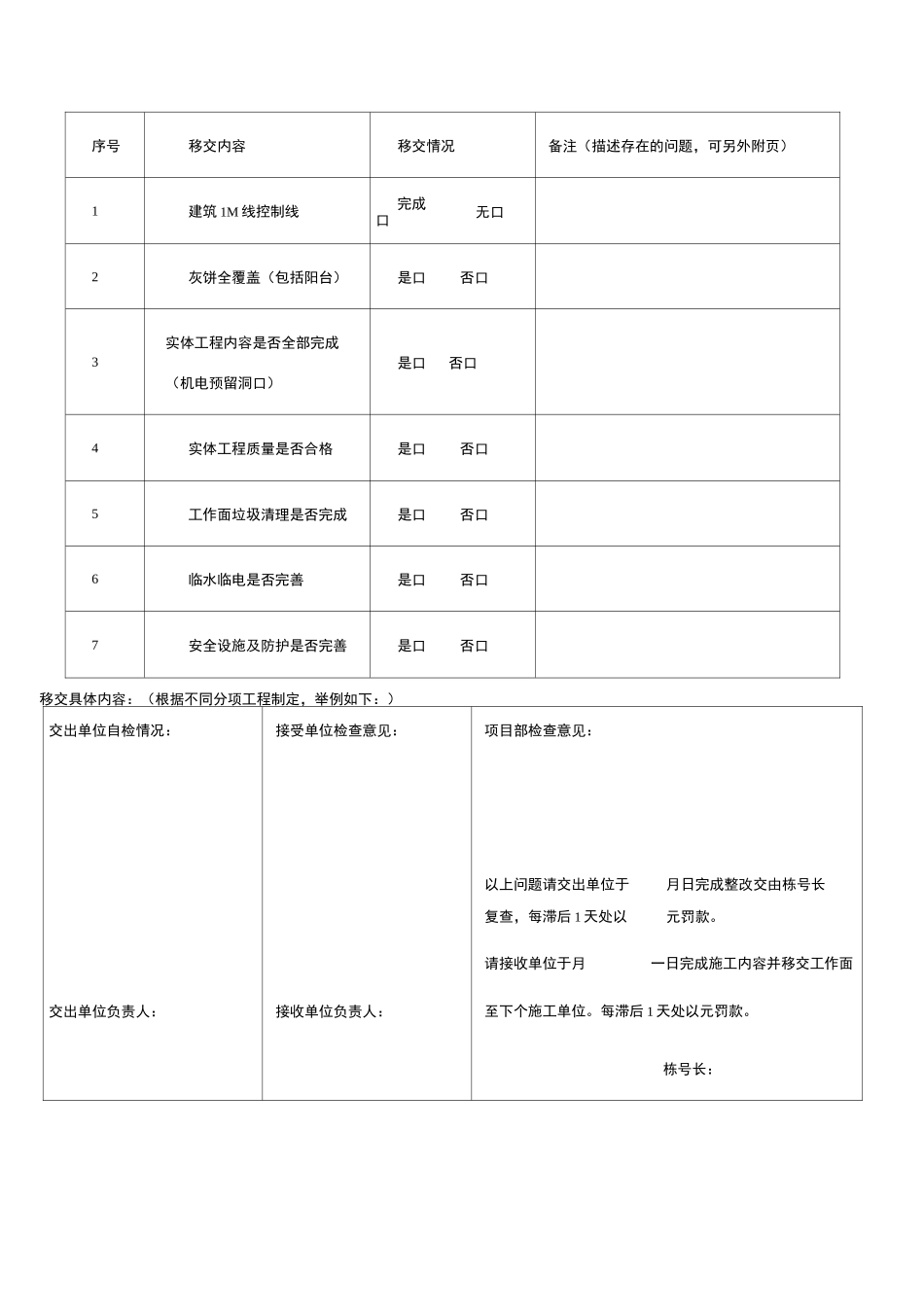 二次结构工作面移交记录表_第3页