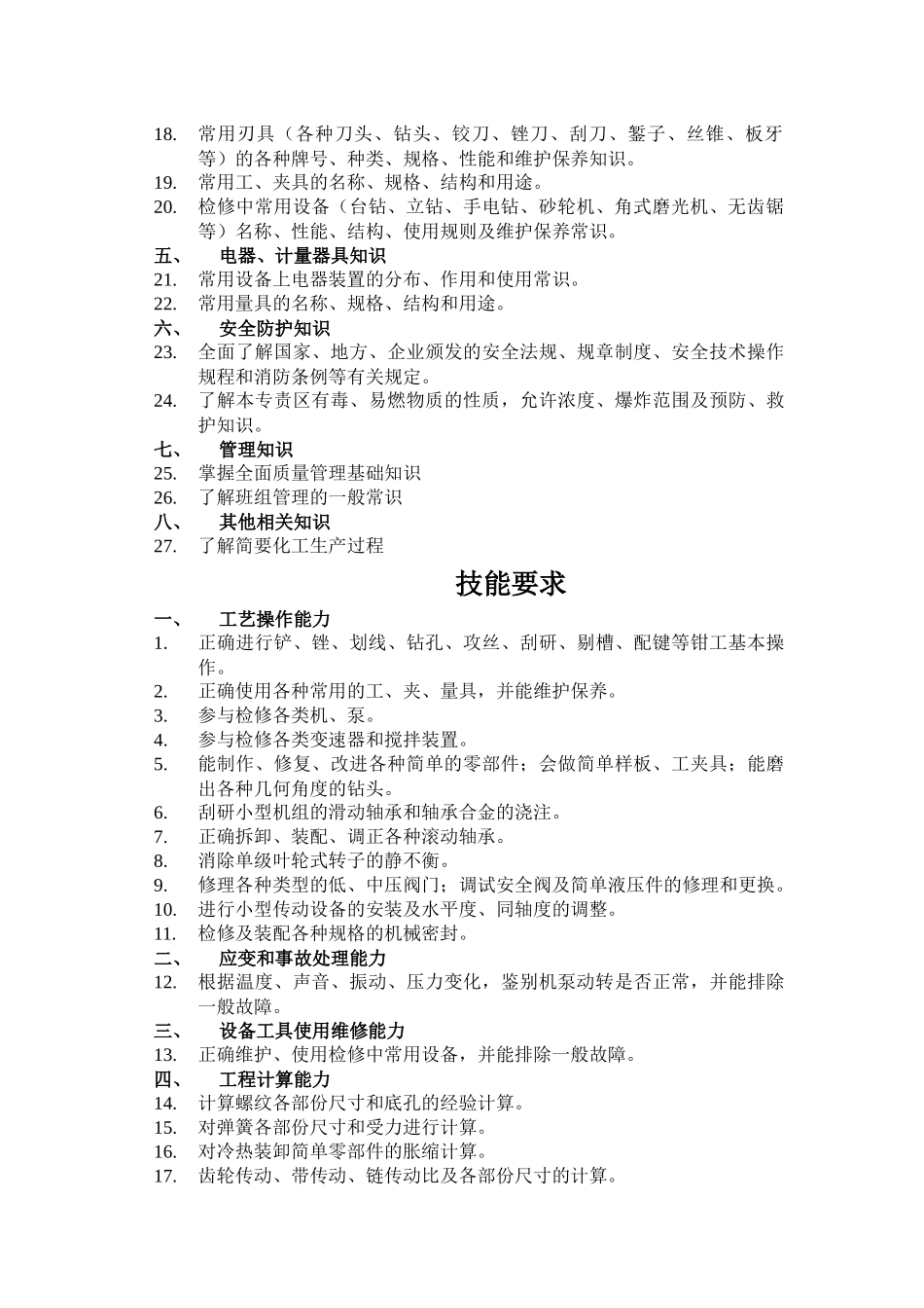 化工检修工标准_第2页