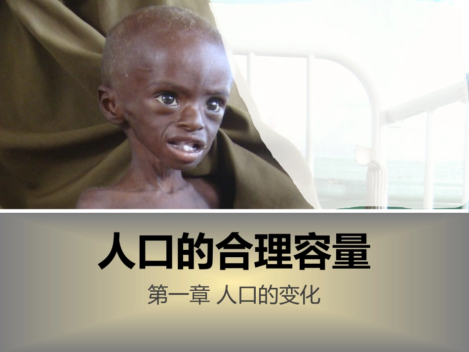 【原创】创新课件第二版高中地理同步教学精品课件：必修213人口的合理容量（28张）_第1页