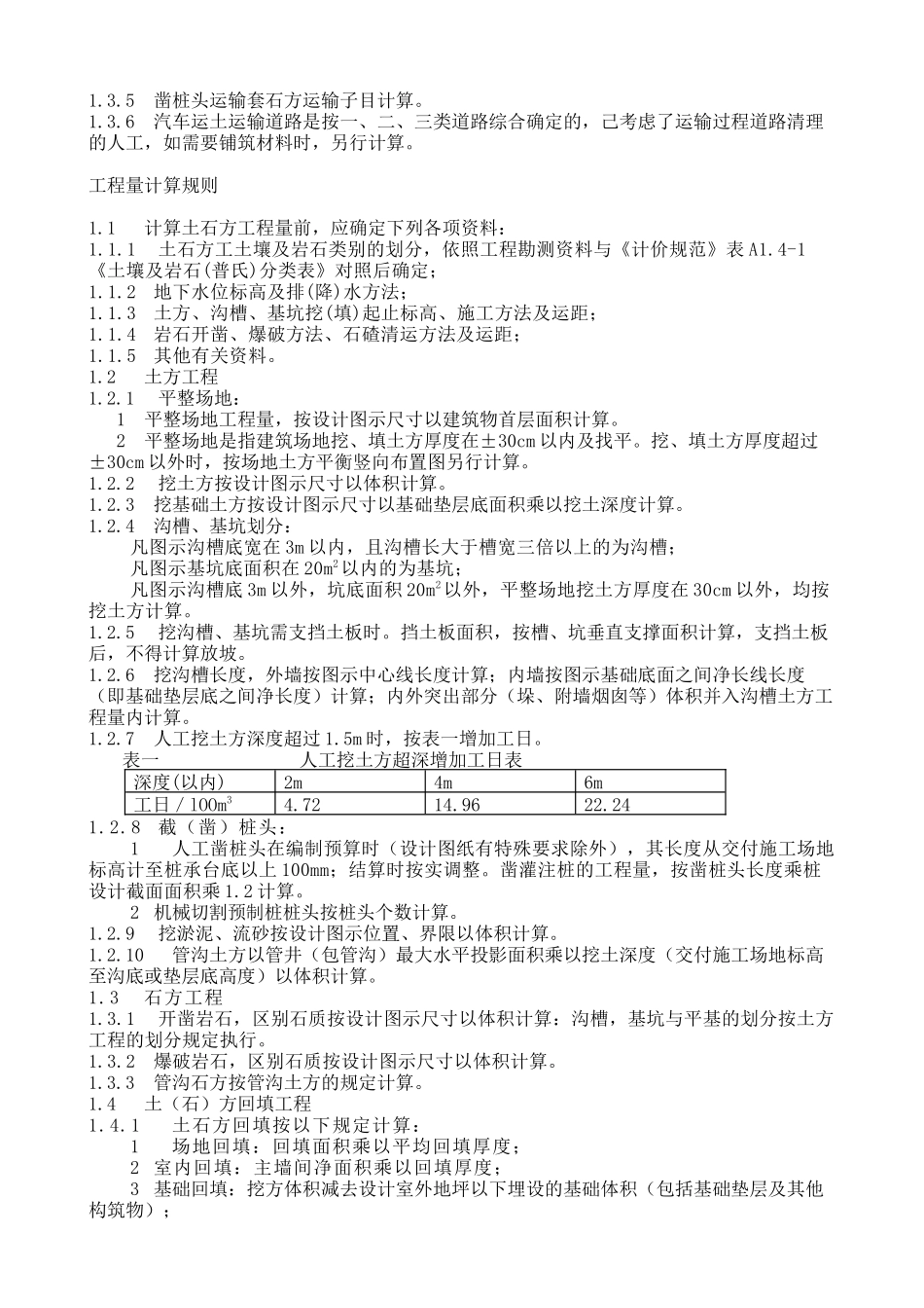 某省园林绿化综合定额说明及工程量规则_第2页