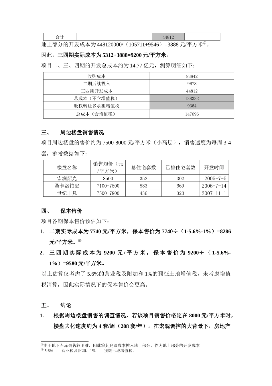 上海宝山顾村房地产项目投资分析报告_第2页