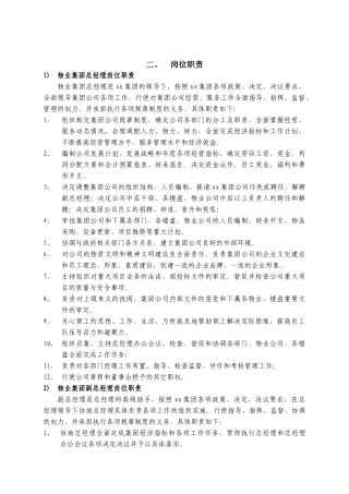 JB物业集团岗位职责(40doc)
