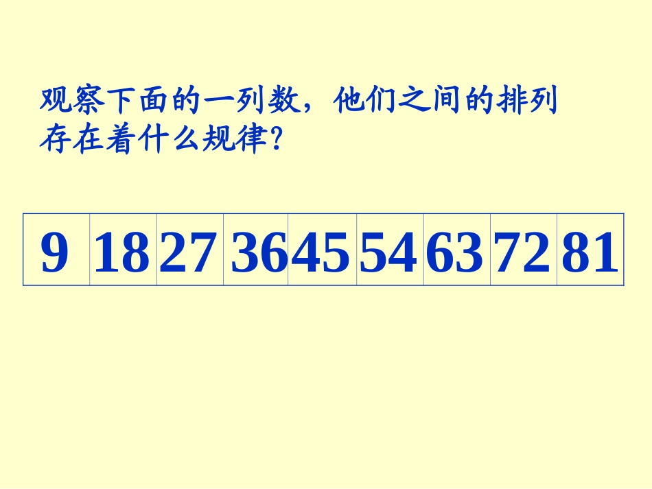 苏教版数学二年级上册：9的乘法口诀和用口诀求商+课件（共12张PPT） (2)_第2页