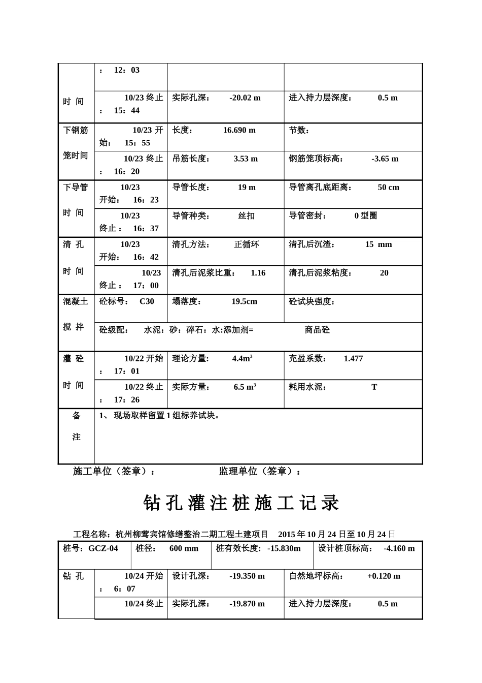 钻-孔-灌-注-桩-施-工-记-录-(工程桩)(DOC100页)_第3页