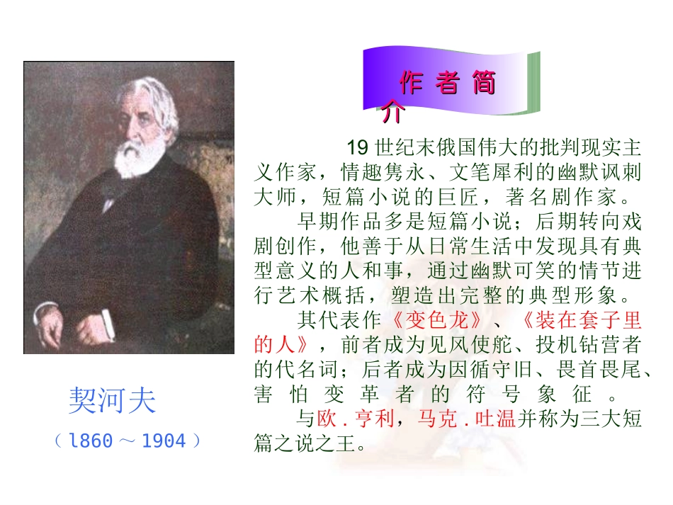 《装在套子里的人》课件3_第2页