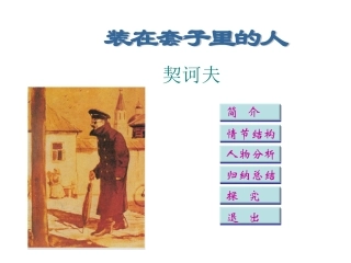 《装在套子里的人》课件3