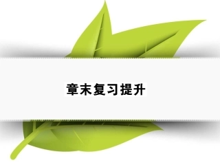 章末复习提升