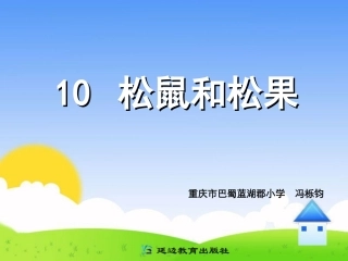 松鼠和松果课件