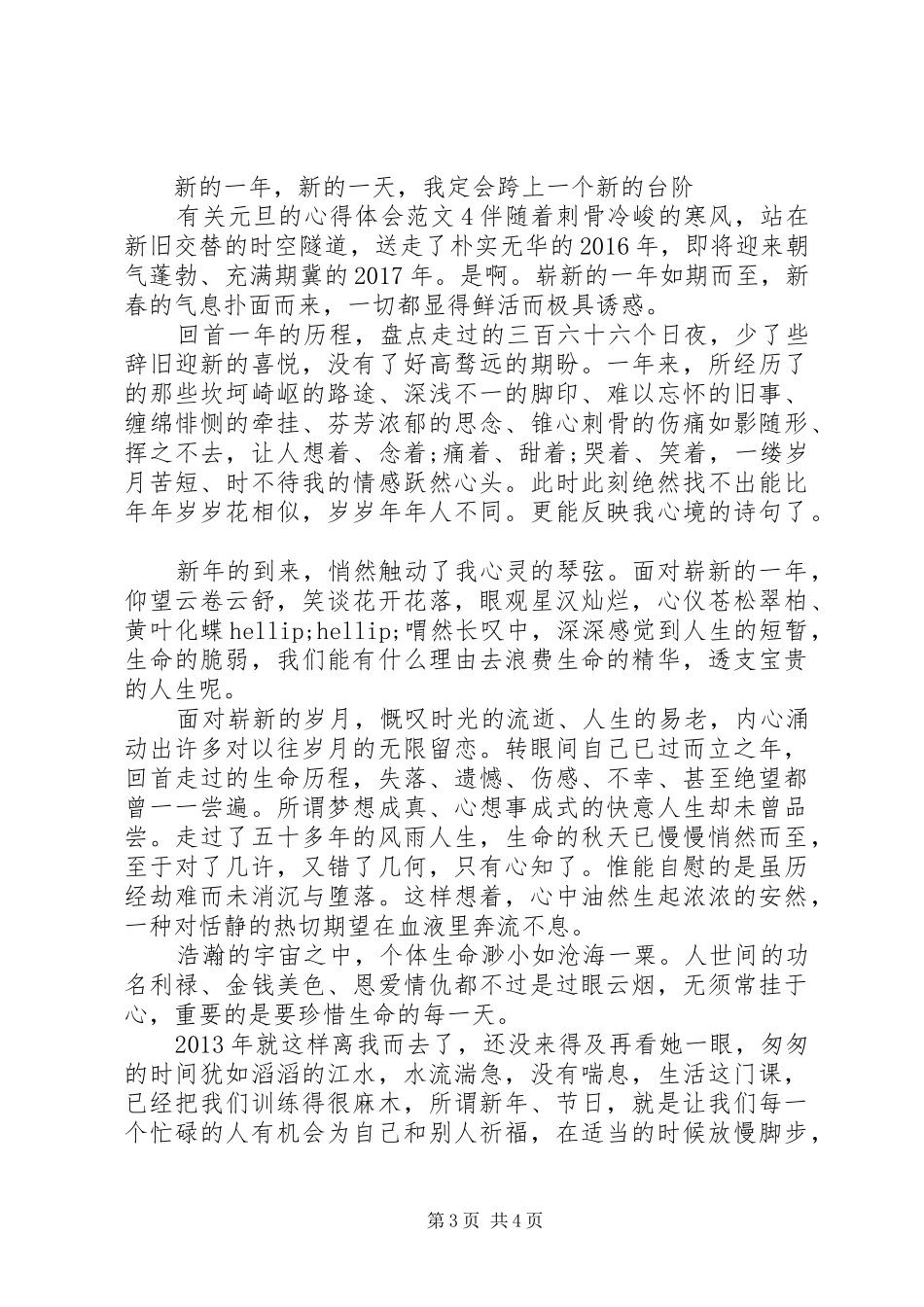 有关元旦的心得体会_第3页