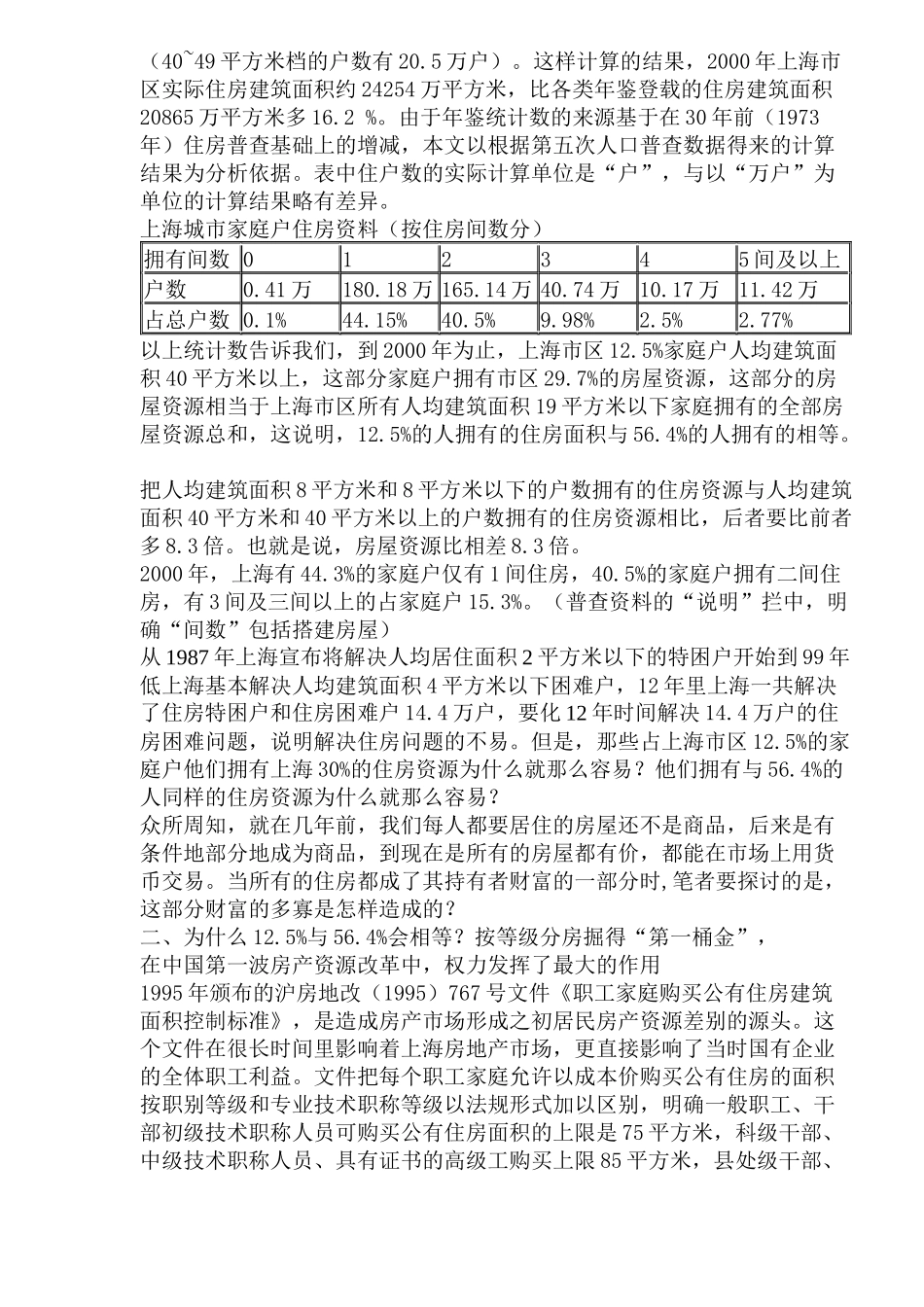 上海地产资源配置及状况分析研究(1)_第2页