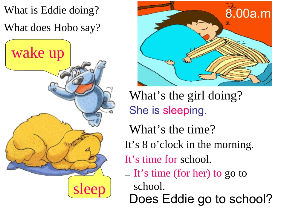 七年级英语上册课件：Unit4Myday第一课时_第2页