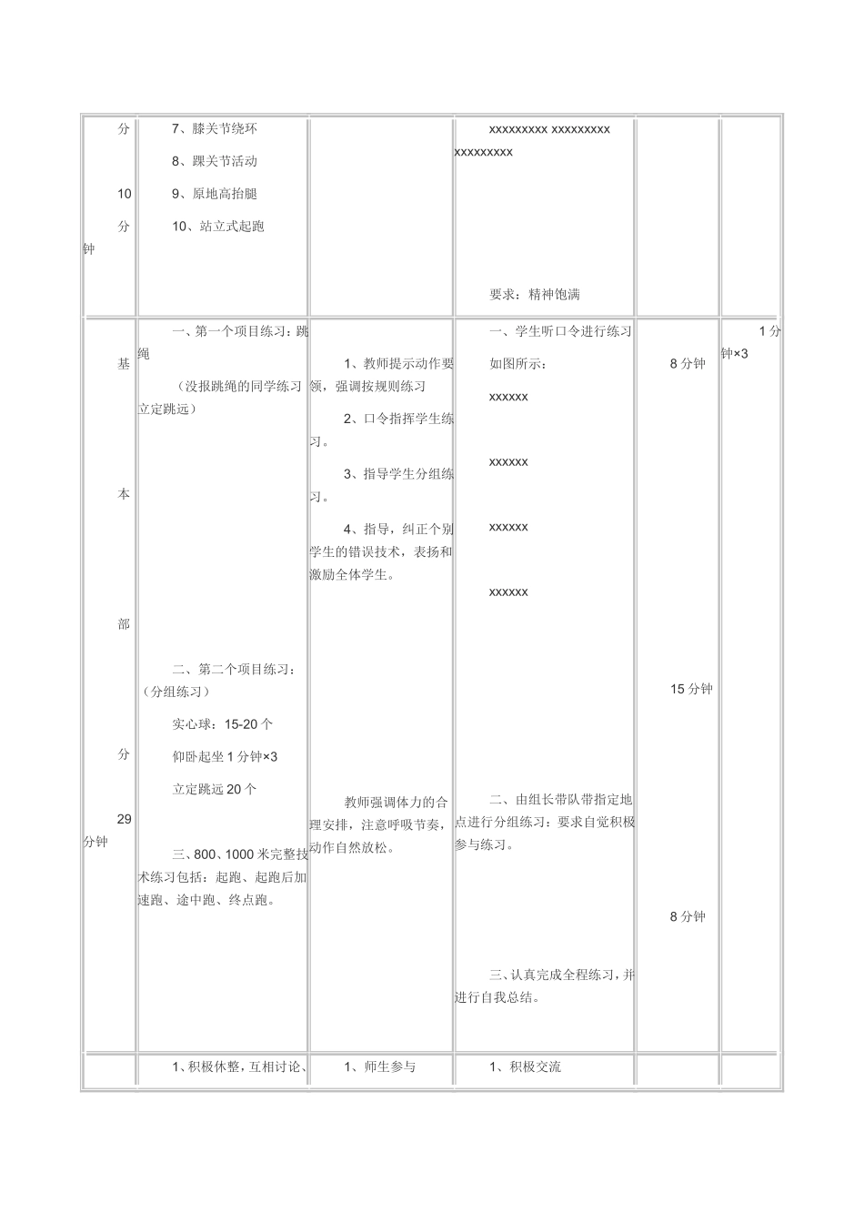 初三体育公开课教案_第2页