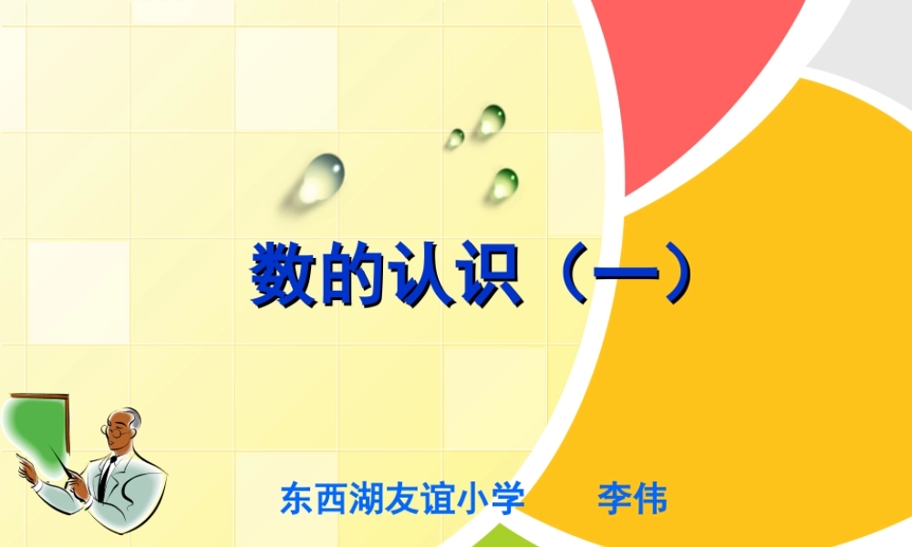 数的认识一李伟