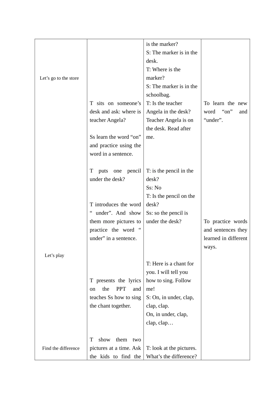 小学英语方位介词教学设计_第3页