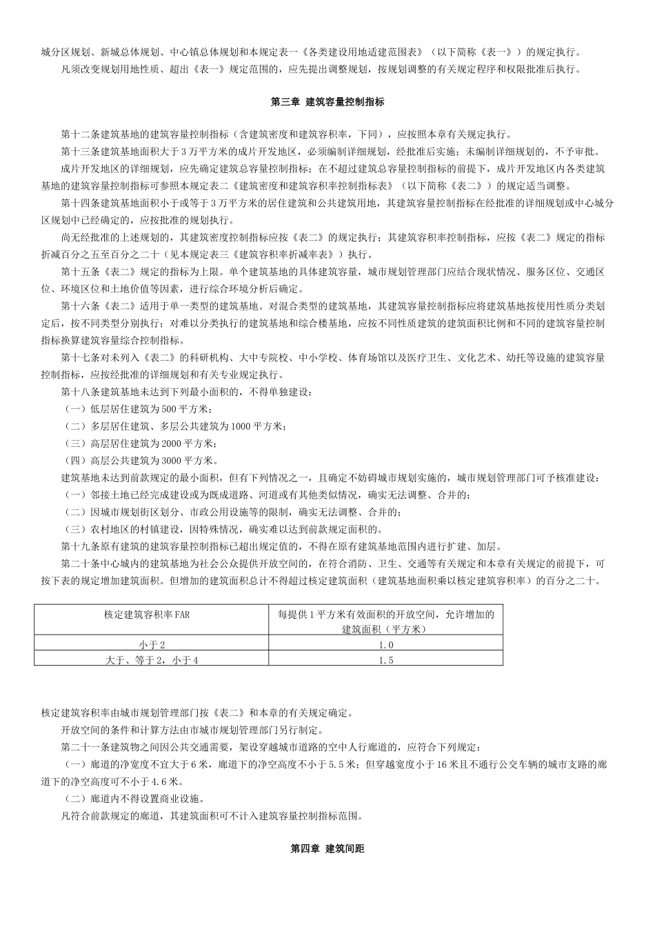 上海市城市规划管理技术规定 图和表经整理_第3页