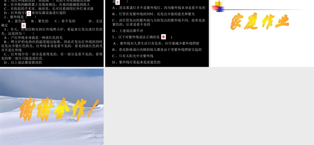 看不见的光课件