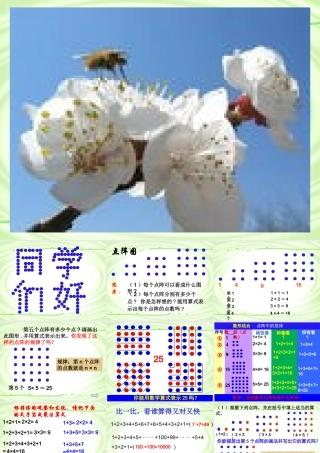 点阵中的规律（公开课）