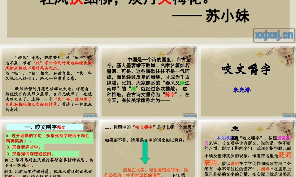 《咬文嚼字》[1]