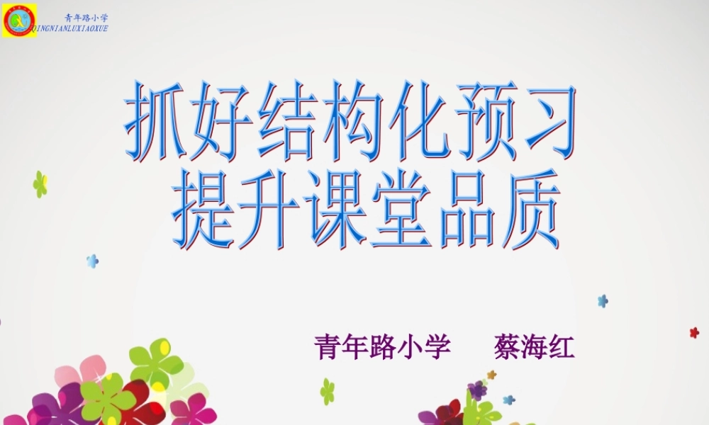 有效教学讲座课件