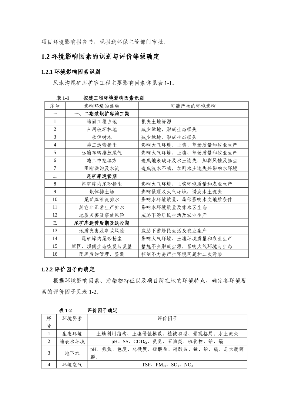 鞍山钢铁集团矿业公司风水沟尾矿库扩容项目环境影响报_第3页