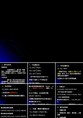 氯气的性质课件