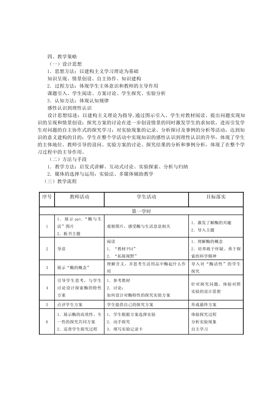 9、高中生物、初中科学教学设计写作格式及交稿方式_第3页