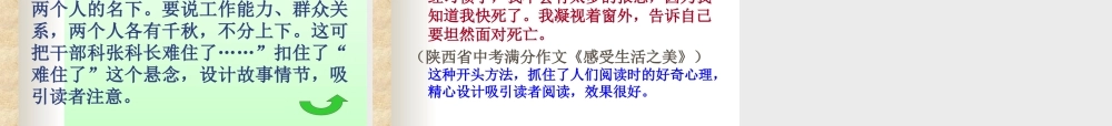 作文开头的写作方法