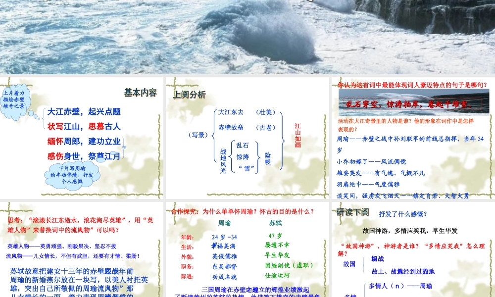 高中一年级语文上册第一课时课件