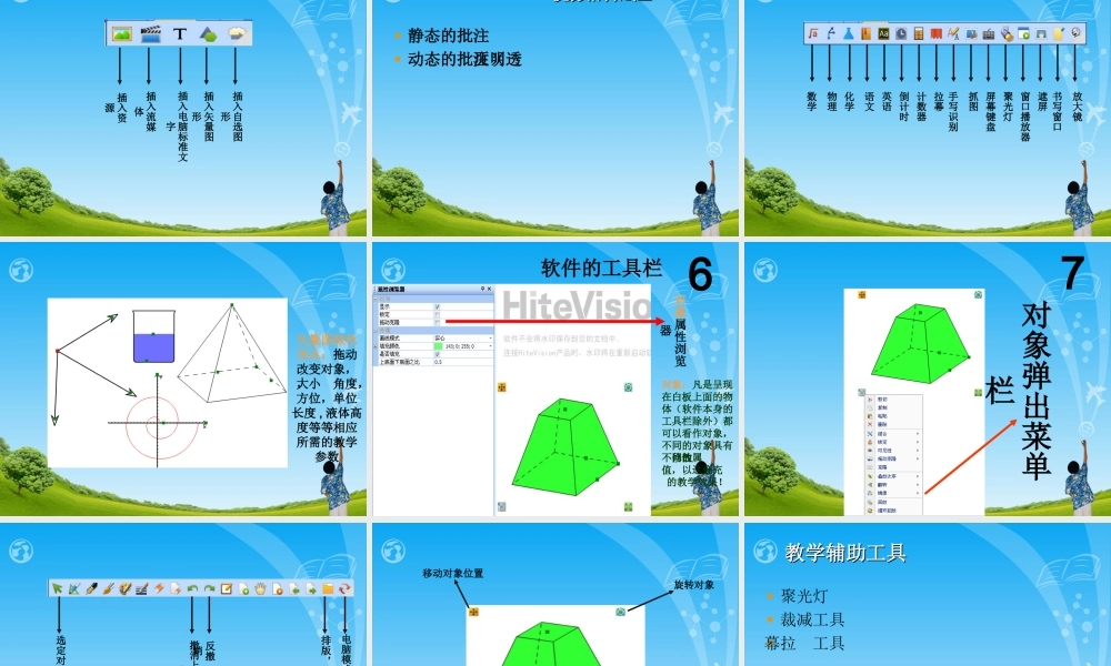 鸿合电子白板新软件培训(c初高级)