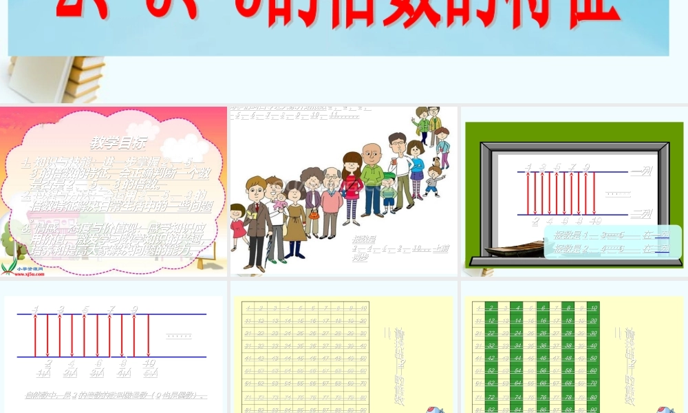 五年级数学下册《2、5、3的倍数的特征》课件_人教新课标版