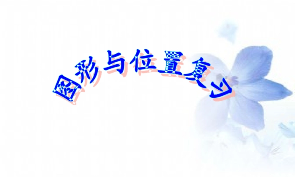 图形与位置复习
