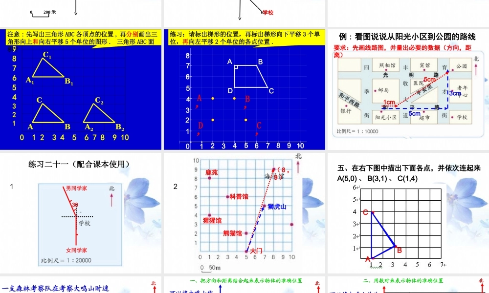图形与位置复习