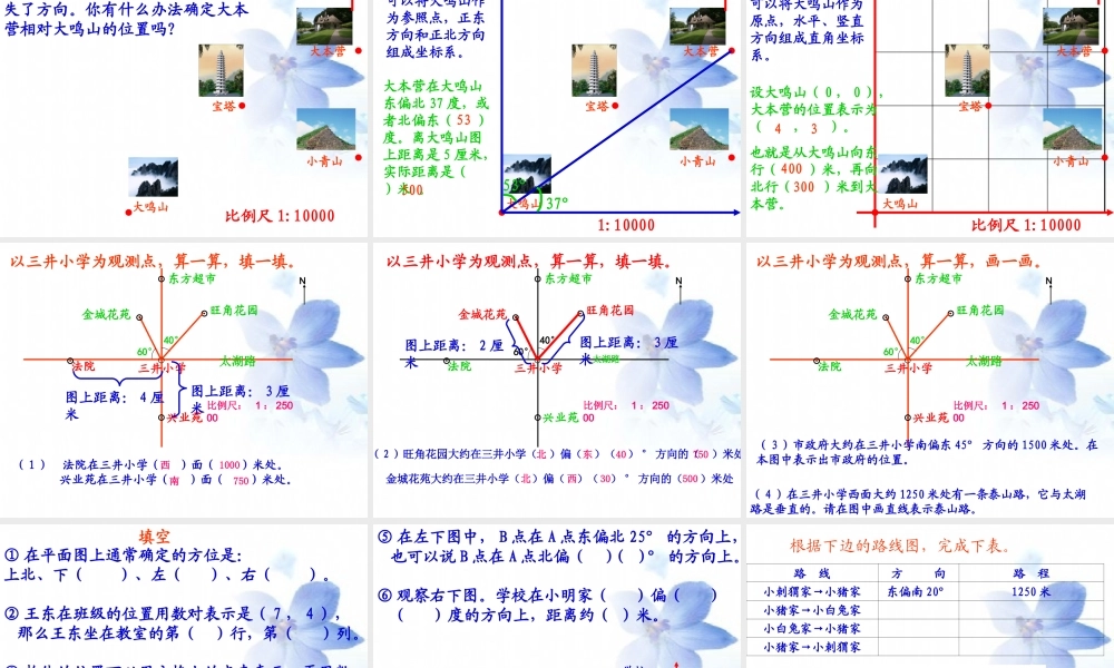 图形与位置复习