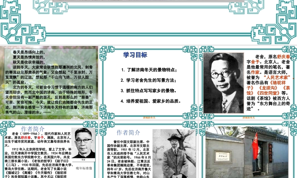 济南的冬天课件共张