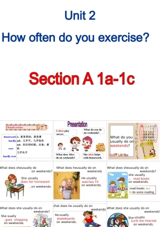 新目标八年级上册unit2SectionA1a-1c