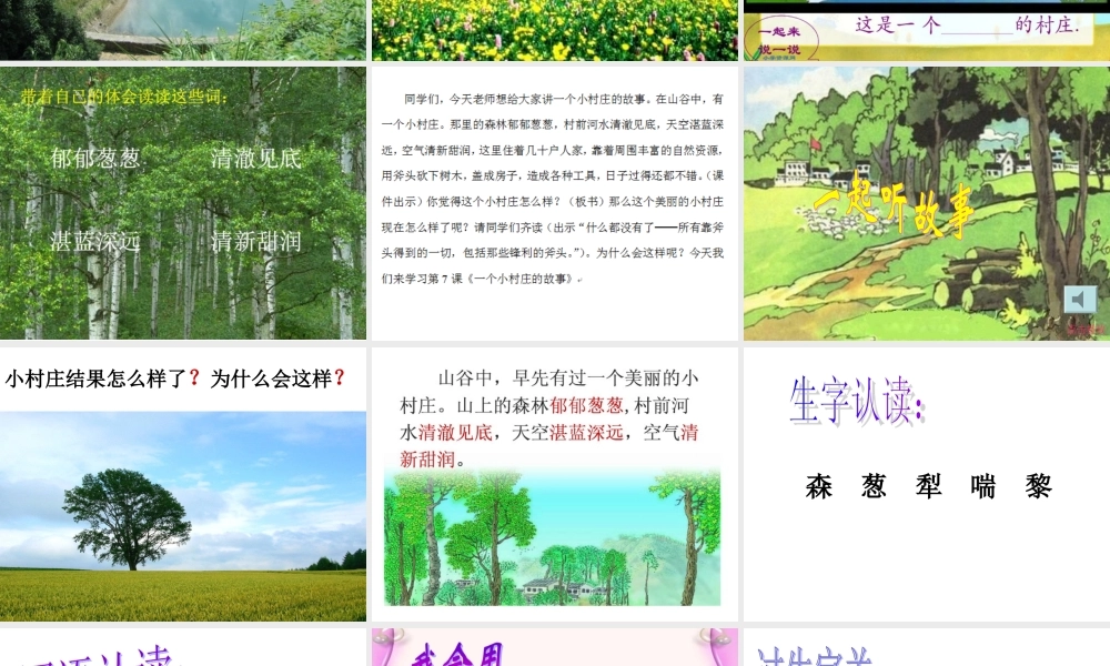 一个小村庄的故事 