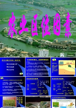 农业区位因素复习