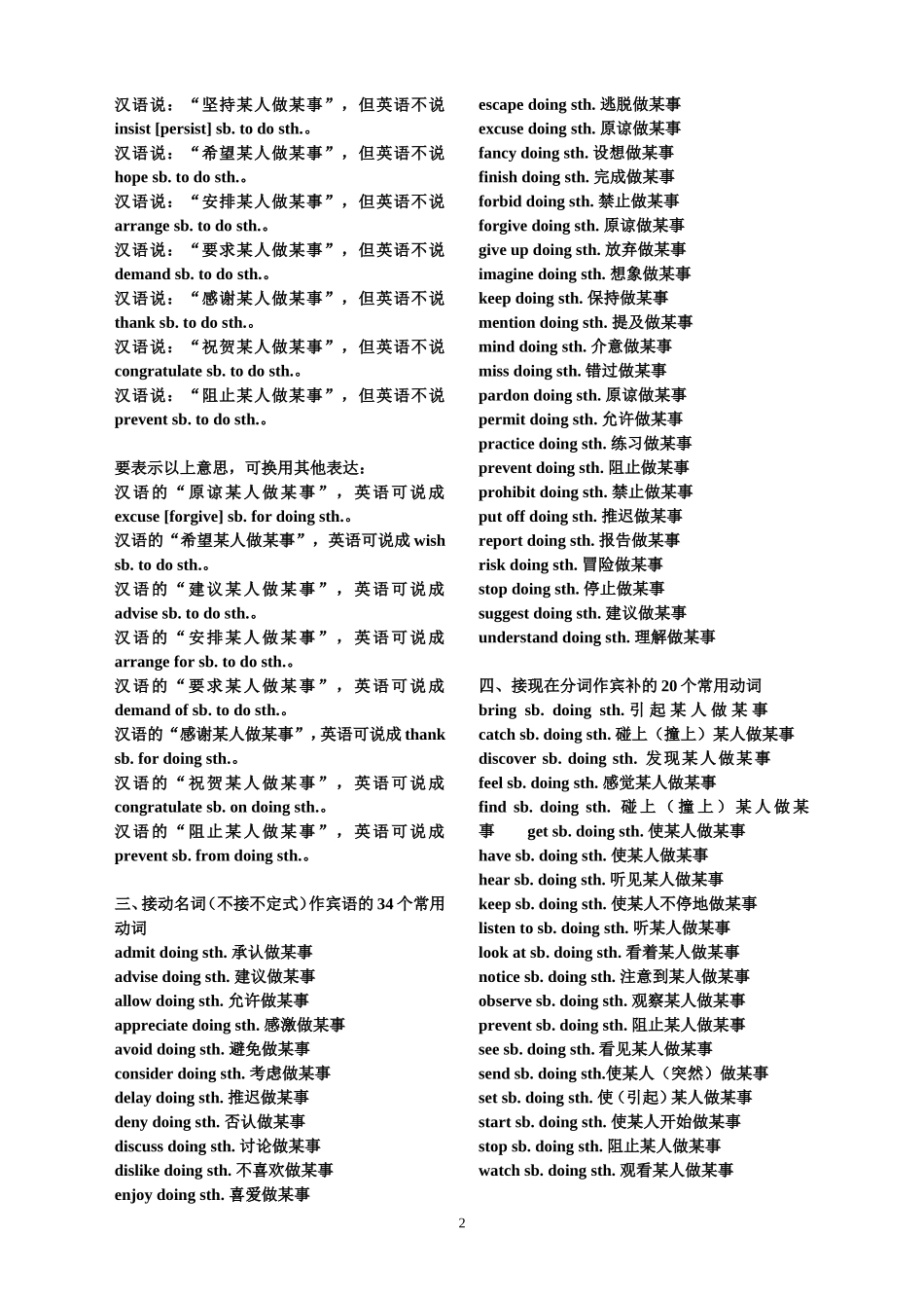 高中英语词组固定搭配_第2页